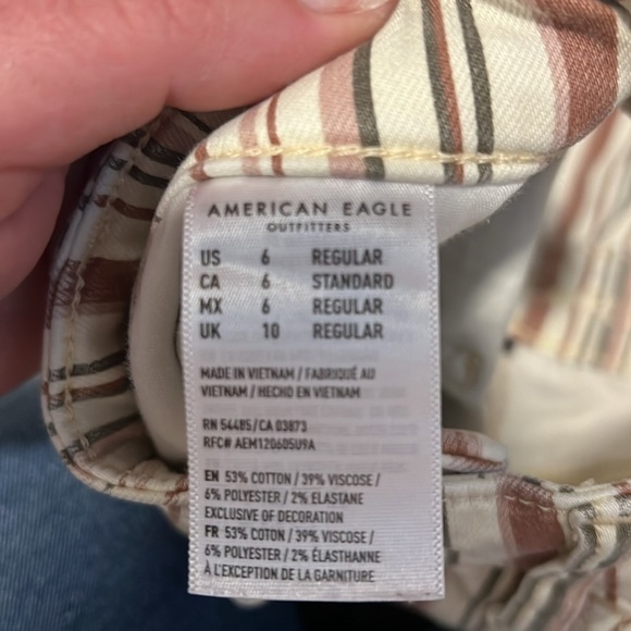 American Eagle Multicolour Stripe Jeans - Picture 15 of 15